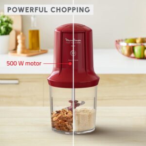 Moulinex AT714G32 Multi Moulinette Chopper 500W Red