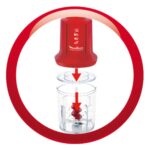 Moulinex AT714G32 Multi Moulinette Chopper 500W Red