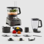 Moulinex FP827E10 DoubleForce 3 in 1 Food Processor 1000W Grey