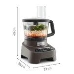 Moulinex FP827E10 DoubleForce 3 in 1 Food Processor 1000W Grey