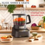 Moulinex FP827E10 DoubleForce 3 in 1 Food Processor 1000W Grey
