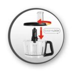 Moulinex FP827E10 DoubleForce 3 in 1 Food Processor 1000W Grey