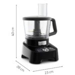 Moulinex FP821811 DoubleForce 2 in 1 Food Processor 1000W Black