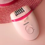 Philips BRE285/00 Satinelle Essential Compact Corded Epilator Pink