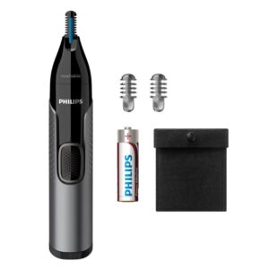Philips NT3650/16 Series 3000 Nose, Ear & Brow Trimmer with batteries Grey