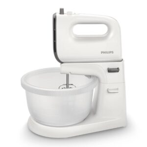 Philips HR3745/00 Series 5000 Hand Mixer with Rotating Bowl 450W White