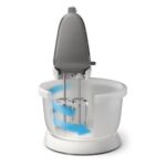 Philips HR3745/00 Series 5000 Hand Mixer with Rotating Bowl 450W White