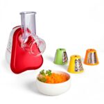 Moulinex DJ753510 Fresh Express Cheese and Vegetable Multicutter 200W Red