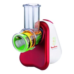 Moulinex DJ753510 Fresh Express Cheese and Vegetable Multicutter 200W Red