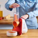 Moulinex DJ753510 Fresh Express Cheese and Vegetable Multicutter 200W Red