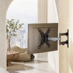 Napofix® 055 Full Motion Double Arm TV Wall Mount 13" - 43" Black