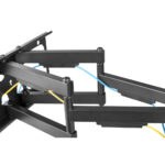 Napofix® 276 Full Motion Double Arm TV Wall Mount 42" - 90" Black