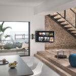 Napofix® WM600M Full Motion Single Arm Motorized TV Wall Mount 32" - 75" Black