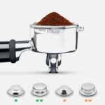 Sage SES876SST4GUK1 the Barista Express™ Impress Been to Cup Espresso Coffee Machine White
