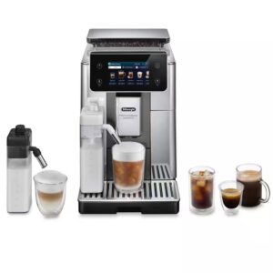 Delonghi ECAM630.75.TSM Primadonna Bean to Cup Espresso Coffee Machine Titanium