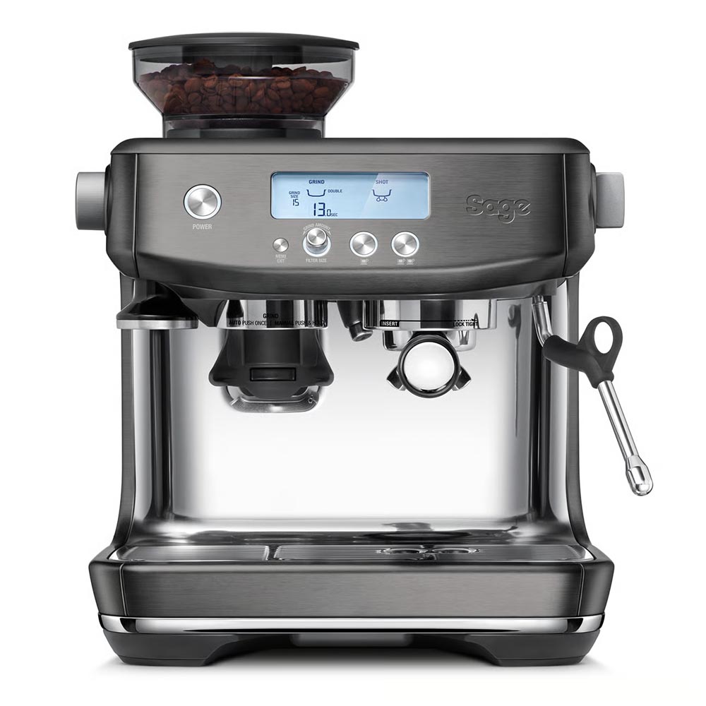 SKU1002575 Sage SES878BST4GUK1 the Barista Pro™ Been to Cup Espresso Coffee Machine Black Stainless Steel