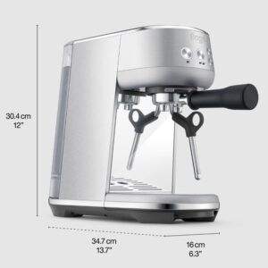 Sage SES450BSS4GUK1 the Bambino™ Manual Espresso Coffee Machine Brushed Stainless Steel
