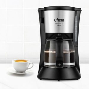 Ufesa CG7125 Capriccio 12 Deluxe Filter/Drip Coffee Maker 12cups 680W Black