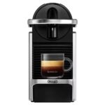 Delonghi EN127.SAE Pixie Nespresso Capsule Coffee Machine with Aeroccino Silver