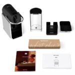 Delonghi EN127.SAE Pixie Nespresso Capsule Coffee Machine with Aeroccino Silver