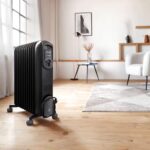 Delonghi V551225.BG Vento Oil Filled Radiator 12 Fins 2500W Black