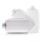 Delonghi HFX10B03.LB Capsule Desk Fan Heater 360W White/Light Blue