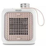Delonghi HFX10B03.PK Capsule Desk Fan Heater 360W Pink