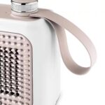 Delonghi HFX10B03.PK Capsule Desk Fan Heater 360W Pink