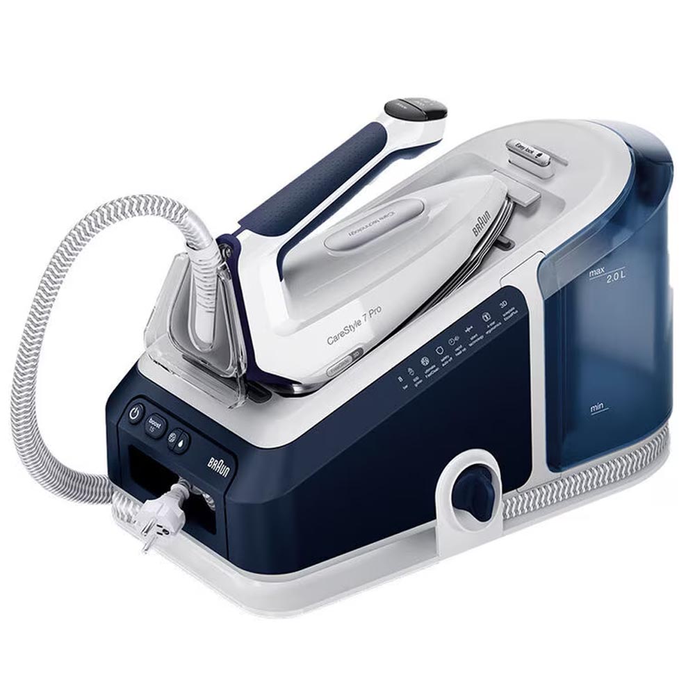 SKU1002629 Braun IS7282BL CareStyle 7 Pro Steam Generator Iron 8.0 Bar 2700W Blue