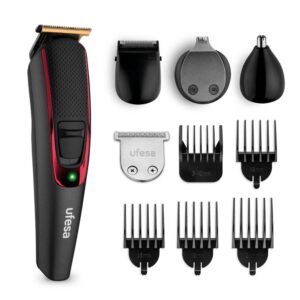 Ufesa GK6950 Rechargeable Grooming Kit with 5 heads Black