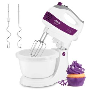 Ufesa BV4655 Whip Hand Mixer with Rotating Bowl 400W White/Red