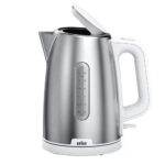 Braun WK1500WH PurShine Kettle 1.7L 2200W Silver/White