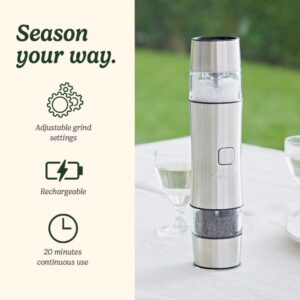 Cuisinart SG6SU rechargeable Seasoning Mill Frosted Pearl