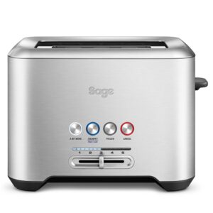 Sage BTA720UK the 'A Bit More'™ 2 Slots Toaster 1000W Brushed Stainless Steel