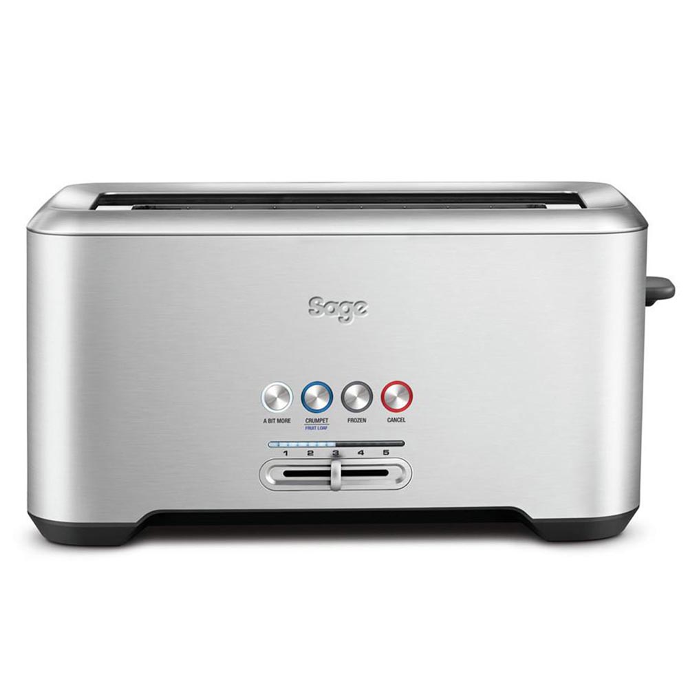 SKU1002760 Sage BTA730UK the 'A Bit More'™ 4 Slots Toaster 1800W Brushed Stainless Steel