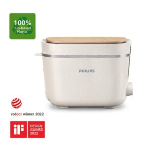 Philips HD2640/10 Eco Conscious Edition 2 Slots Toaster 830W Silk White