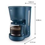 Philips HD7411/70 Series 3000 Filter/Drip Coffee Maker 10cups 1080W Blue