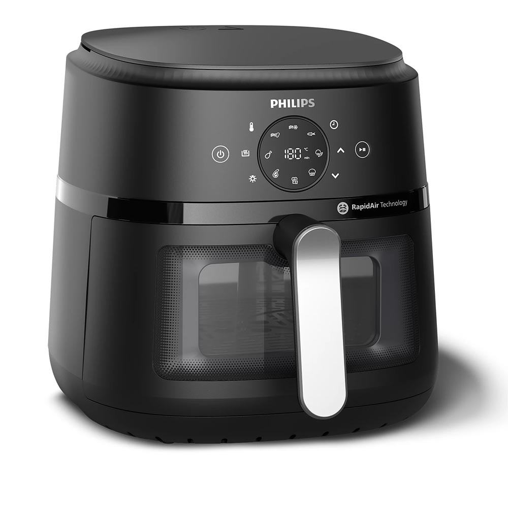 SKU1002864 Philips NA231/00 Series 2000 Airfryer 6.2L Single Bucket with 13 preset programs 1700W Black