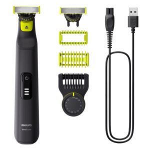 Philips QP6542/15 OneBlade Pro 360 Face + Body Rechargeable Shaver Black