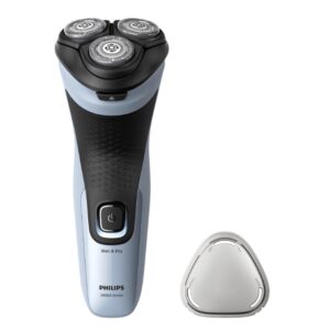 Philips X3003/00 Series 3000X Wet & Dry Rechargeable Rotary Shaver Light Blue
