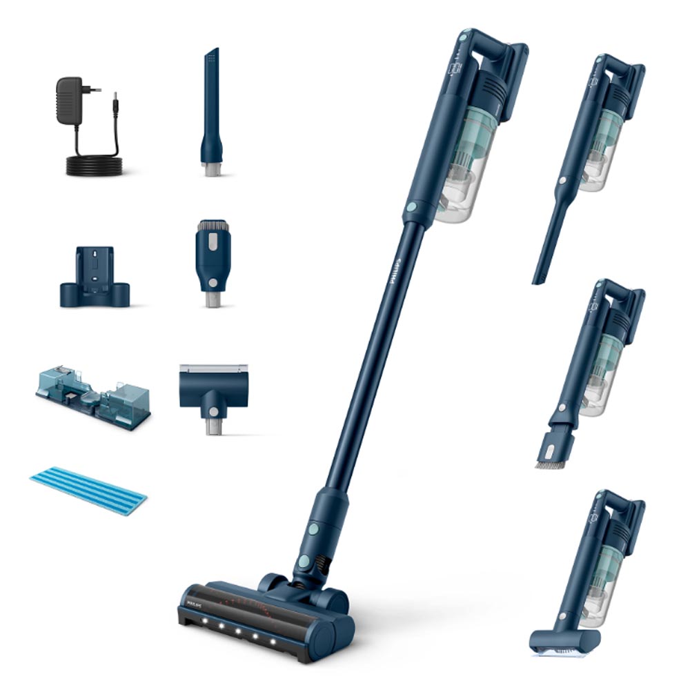 SKU1002892 Philips XC5141/01 Series 5000 Rechargeable Stick Vacuum Cleaner for Pets 25.2V Green