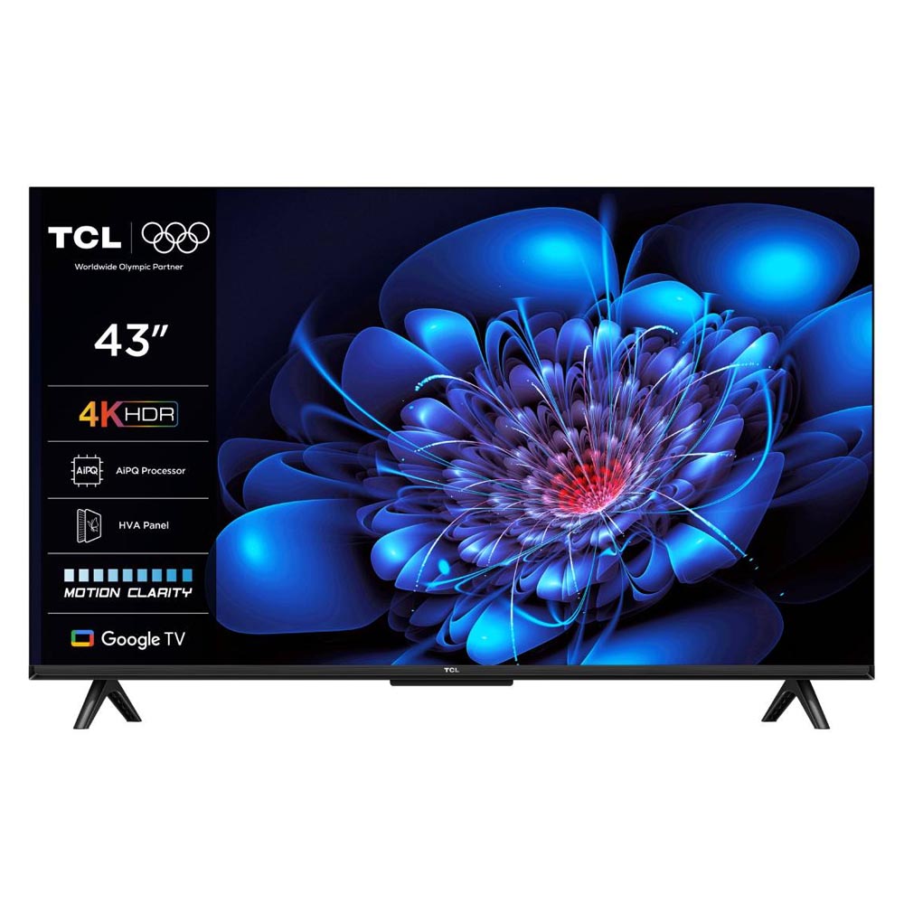 SKU1002909 TCL 43P61K 43" 4K UHD Direct LED Google TV F Grey