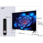 TCL 43P61K 43" 4K UHD Direct LED Google TV F Grey