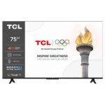 TCL 75P61K 75" 4K UHD Direct LED Google TV E Black