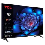 TCL 75P61K 75" 4K UHD Direct LED Google TV E Black