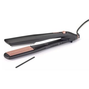 BaByliss ST596E Steam Luxe Styler Hair Straightener with ceramic plates Black