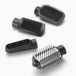 BaByliss AS774E Hydro-Fusion 4-in-1 Smooth & Shape Hair Brush 1000W Light Blue