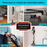 Black & Decker BHFEB520D1-QW POWERSERIES™ Extreme MAX™ Rechargeable Stick Vacuum Cleaner 18V Black