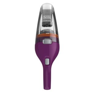 Black & Decker NVC115W-QW dustbuster® Rechargeable Handheld vacuum cleaner 3.6V Purple