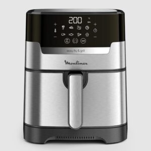 Moulinex EZ505D10 Easy Fry & Grill Digital Air Fryer 4.2L Single Bucket with 8 preset programs 1400W Inox